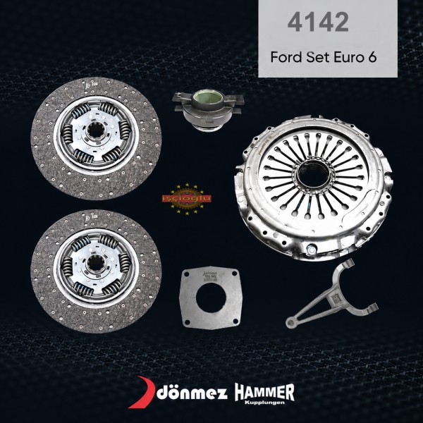 FORD CARGO 4142 DEBRİYAJ SETİ EURO 6 ÇİFT BALATALI ÇATALLI FLANŞLI GC46-7515-AA FORD CARGO 4142 DEBRİYAJ SETİ EURO 6 ÇİFT BALATALI ÇATALLI FLANŞLI GC46-7515-AA