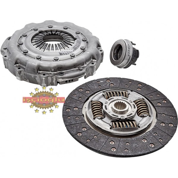 MERCEDES ATEGO DEBRİYAJ SETİ BASKI BALATA BİLYA  EURO 6  1517 / 1621   0232507401  (dönmez)