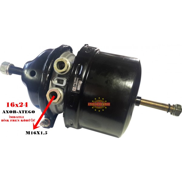 AXOR- ATEGO- İVECO- İMDATLI FREN KÖRÜĞÜ DİSK TİPİ 16X24 ORJİNAL EGE FREN