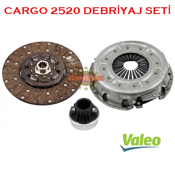 FORD CARGO  2520 2621  DEBRİYAJ BASKI BALATA BİLYA SET ORJİNAL VALEO   827248
