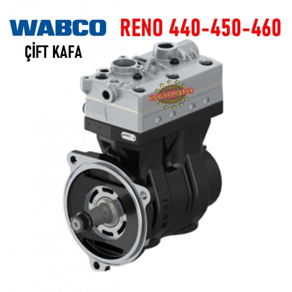 RENAULT KOMPRESÖR ÇİFT KAFA ORJİNAL WABCO  430-440-450-460 9125140090 7420774360 RENO RENAULT KOMPRESÖR ÇİFT KAFA ORJİNAL WABCO  430-440-450-460 9125140090 7420774360 RENO