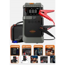 ARAÇ AKÜ TAKVİYE LASTİK ŞİŞİRME AKILLI HAVA KOMPRESÖRÜ 4 Ü 1 ARADA POWERBANK  LCD EKRAN 150 PSİ  1.KALİTE CİHAZ