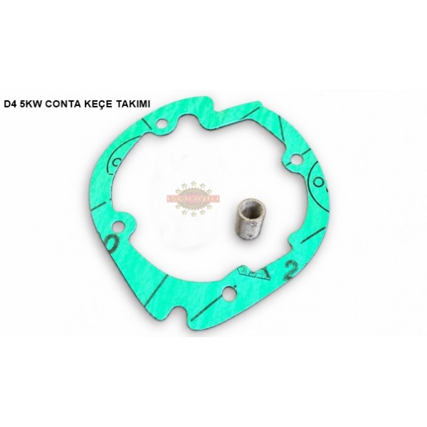 VEBOSTA D4 CONTA KEÇE TAKIMI  WEBASTO TAMİR KİTİ  5KW  YANMA ODA KEÇESİ 
