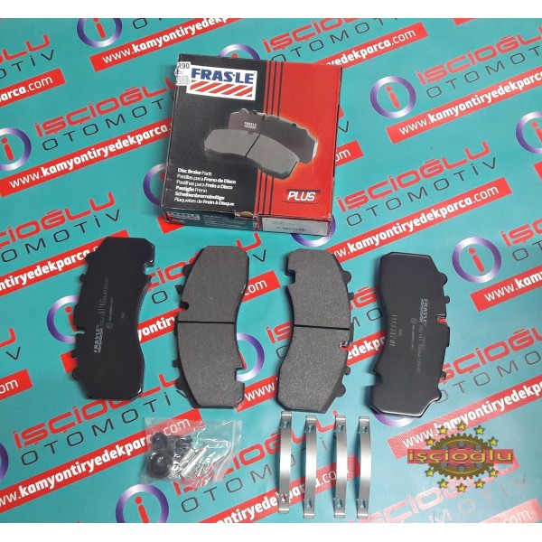 FRASLE AXOR SCANİA DAF İVECO MAN DİSK FREN BALATASI  ÇELTİKLİ  TAKIM 29167 (Brezilya)