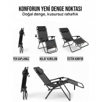 Madfox Katlanır Şezlong Sandalye Kamp Sandalye Çok Fonksiyonlu Madfox Katlanır Şezlong Sandalye Kamp Sandalye Çok Fonksiyonlu