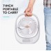 AUHMA Masaüstü Fan AUFN01 Yeni Model 3 Kademeli 7'inc led Işıklı 1800mAh Bataryalı 1700rpm AUHMA Masaüstü Fan AUFN01 Yeni Model 3 Kademeli 7'inc led Işıklı 1800mAh Bataryalı 1700rpm