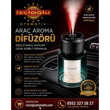 Araç İçi Koku  Akıllı Araç Difüzörü Hava Nemlendirici Lazerli Şarjlı Oda ve Araba Kokusu