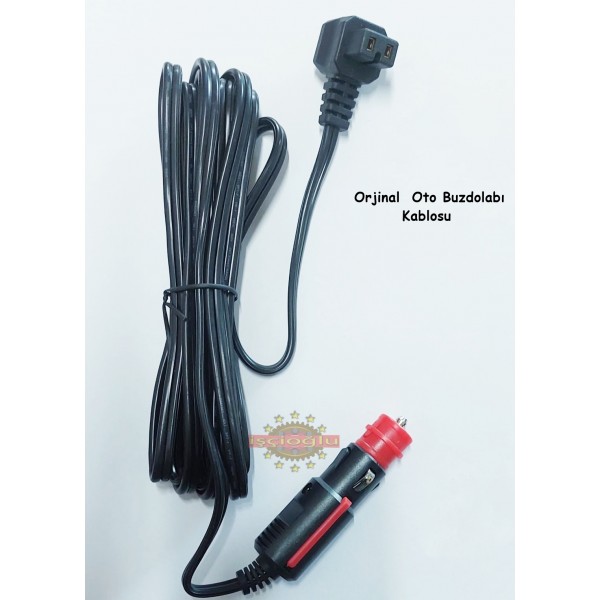 ORJİNAL OTO BUZDOLABI KABLOSU ÇAKMAKLIK GİRİŞLİ indel waeco evacool demmon parago iceco coollife