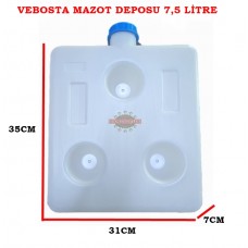 WEBASTO MAZOT YAKIT DEPOSU 7,5  LİTRE VEBOSTA MAZOT DEPOSU  REKORLU VİDALI WEBASTO MAZOT YAKIT DEPOSU 7,5  LİTRE VEBOSTA MAZOT DEPOSU  REKORLU VİDALI
