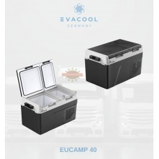 EUCAMP 40X MOBİL OTO BUZDOLABI 12/24 VOLT KOMPRESÖRLÜ ÇİFT KAPAK  EVA EU 40X