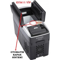 EVACOOL GERMANY PREMİUM EVA11 VİP OTO BUZDOLABI SOĞUTUCU-ISITICI  12/24 VOLT KOMPRESÖRLÜ
