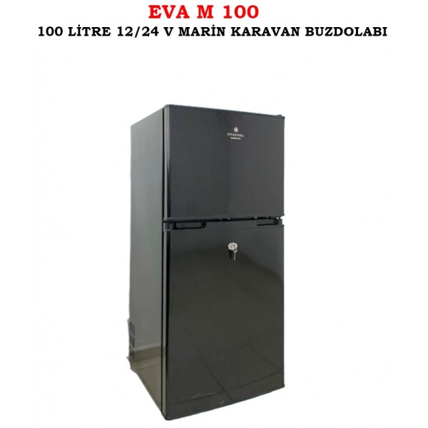 EVACOOL EVA M 100  MARİN YAT TEKNE KARAVAN BUZDOLABI 100 LİTRE   12 / 24 VOLT