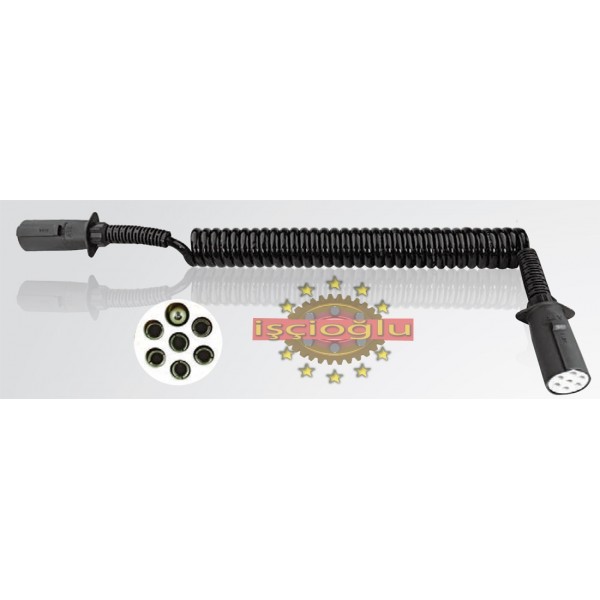 DORSE ELEKTRİK KABLOSU ERKEK  4,5M POLİÜRATON  24V 7'Lİ