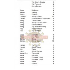 MERCEDES ATEGO MOTOR SETİ 